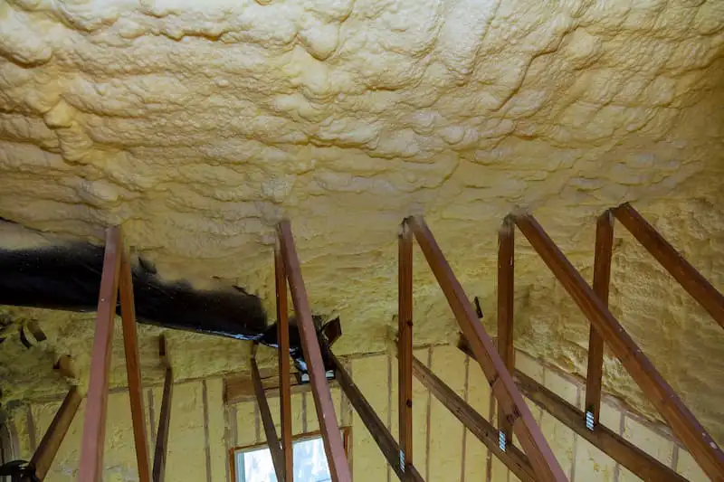 Spray Foam Removal roofing installation 4